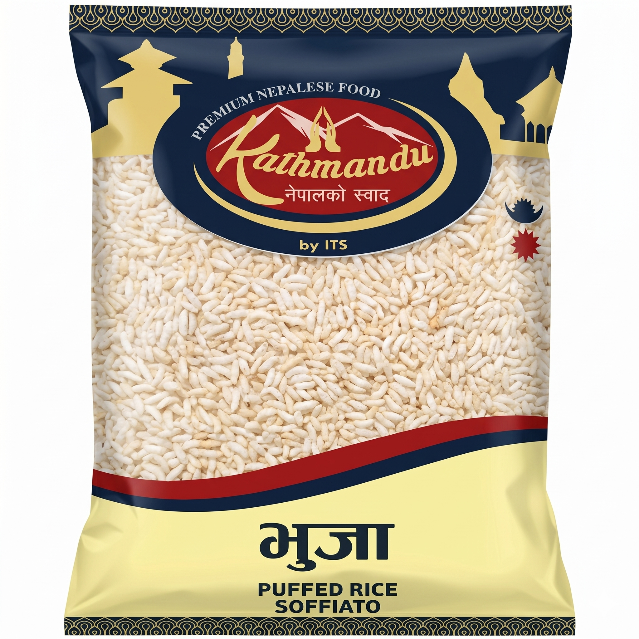 Puffed Rice Nepal Kathmandu Puffed Rice 400g - A Delightful Snack Choice