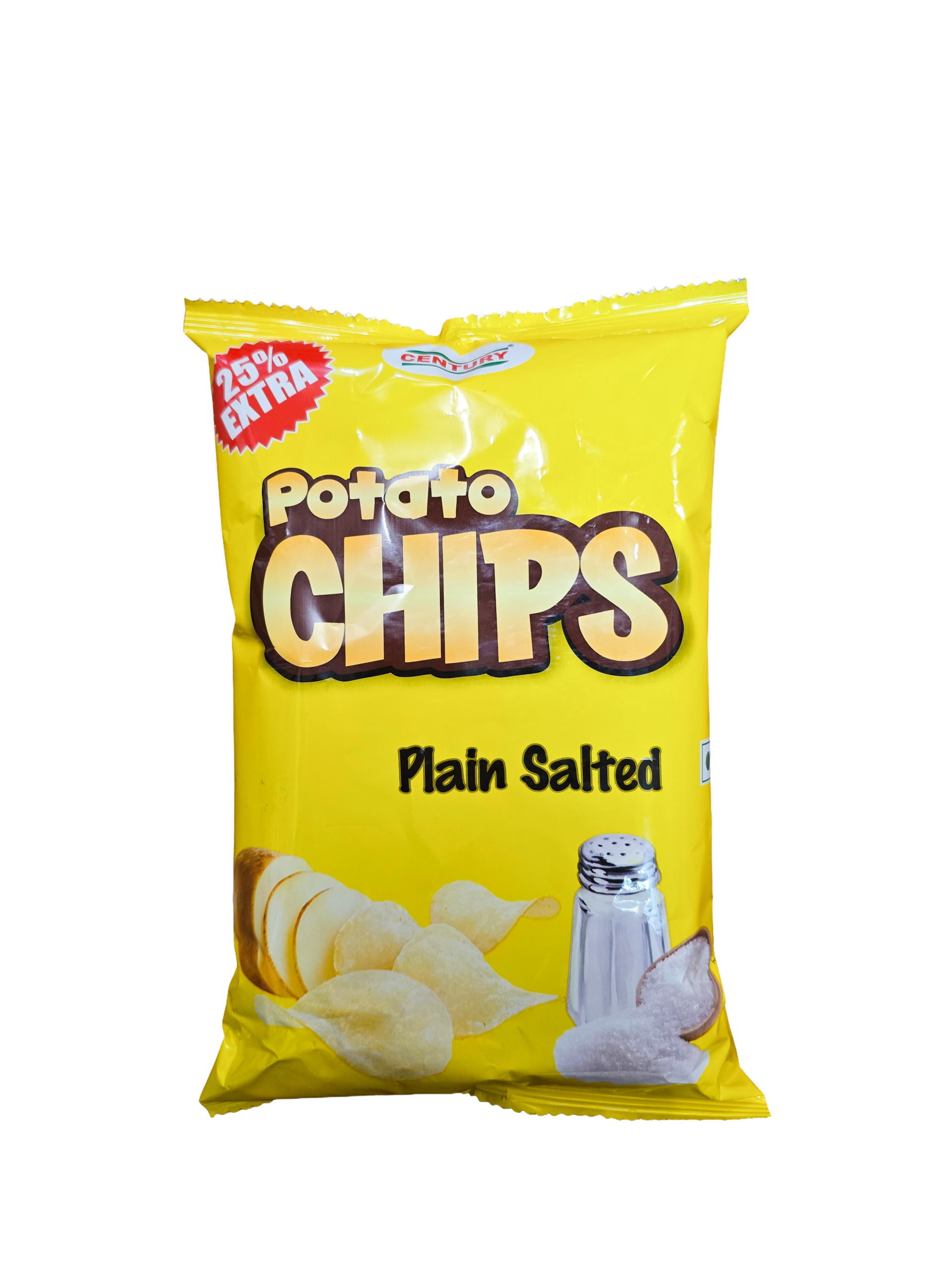 a yellow bag of potato chips