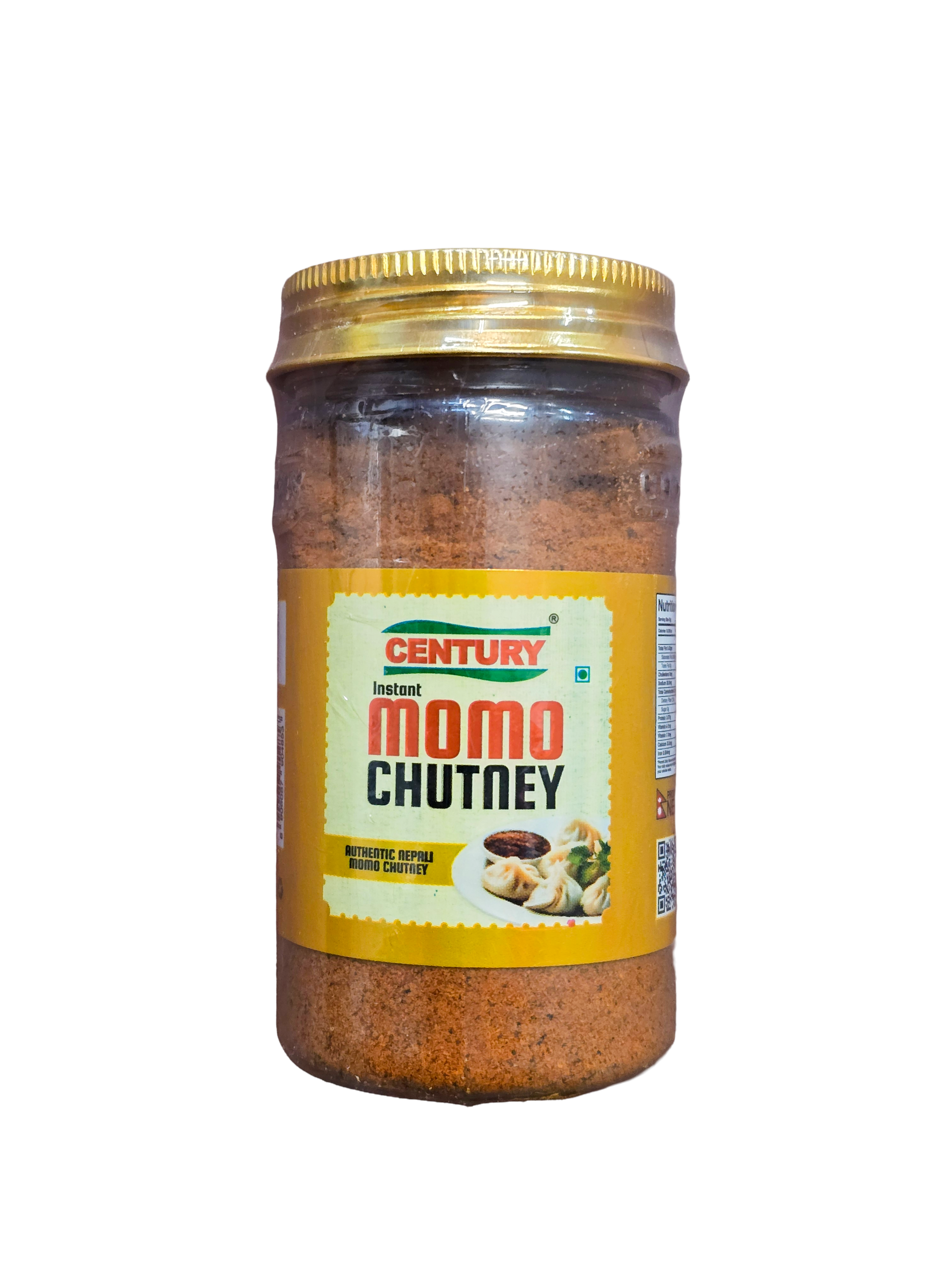 a jar of food on a black background