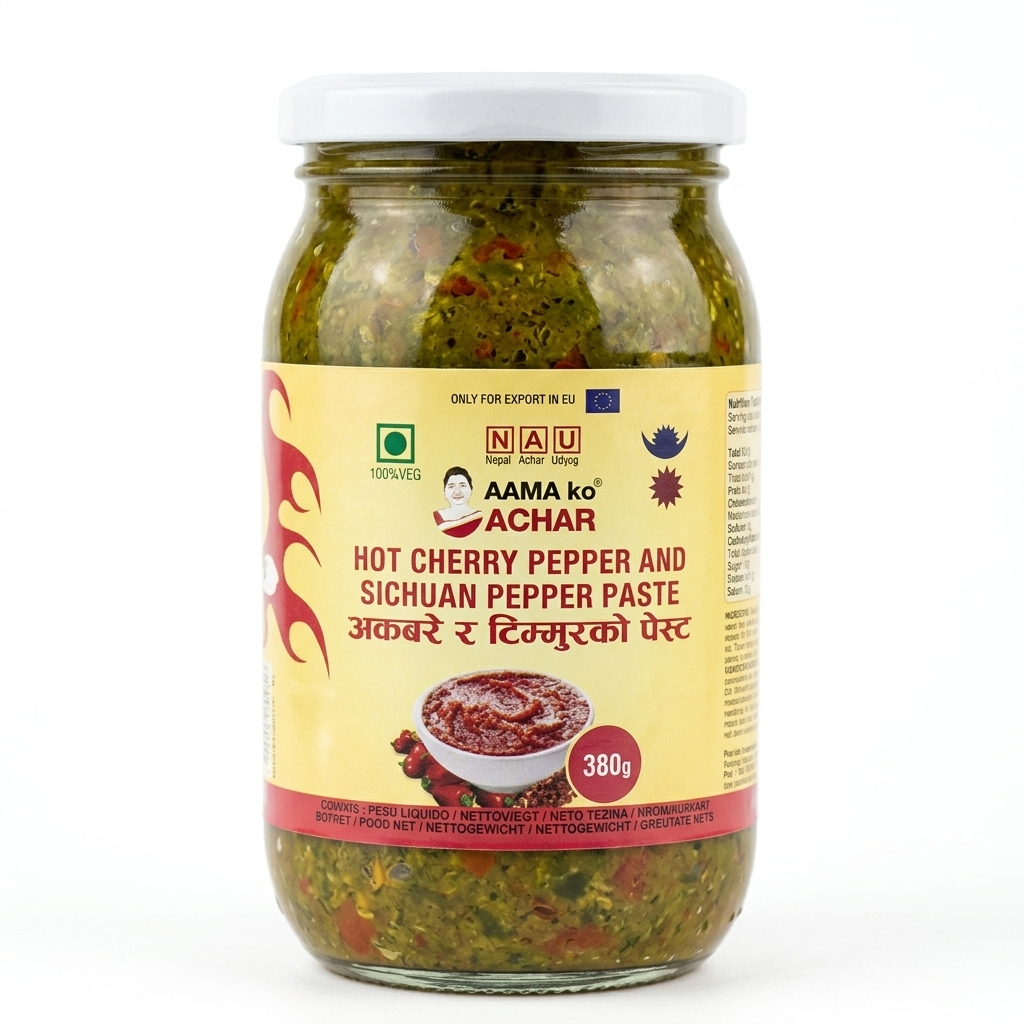 Aama ko Hot Cherry Pepper And Sichuan Pepper Paste
